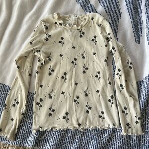 Jessica Simpson 5/6 long sleeve top with flowers